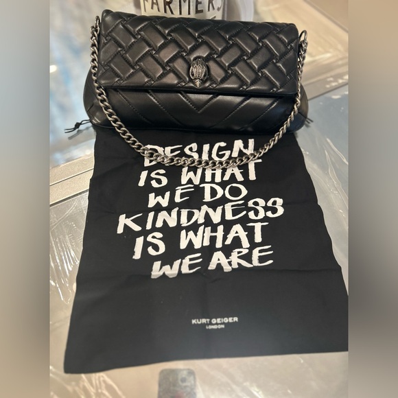 Kurt Geiger London Long Kensington Leather Shoulder Bag - Picture 10 of 11